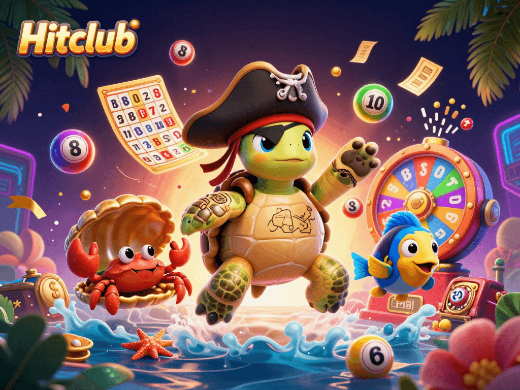 Hitclub offers exciting lottery games with vibrant elements and thrilling treasures.
