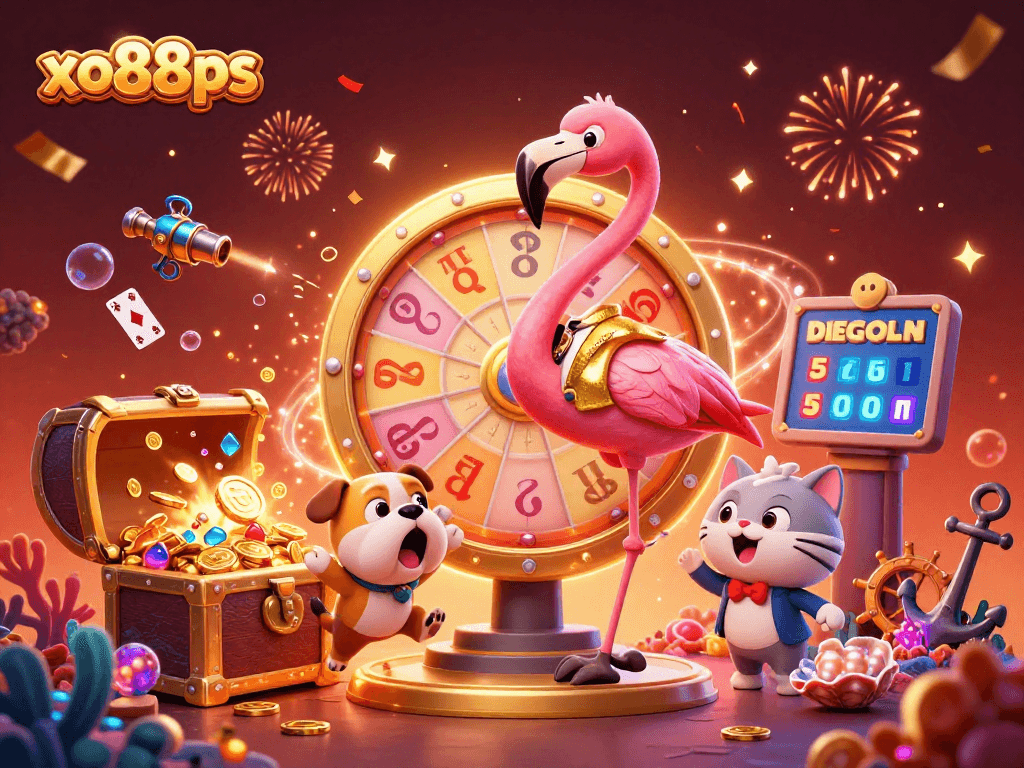 Engage with thrilling gameplay at xo88ps, showcasing vibrant characters and immersive casino action.