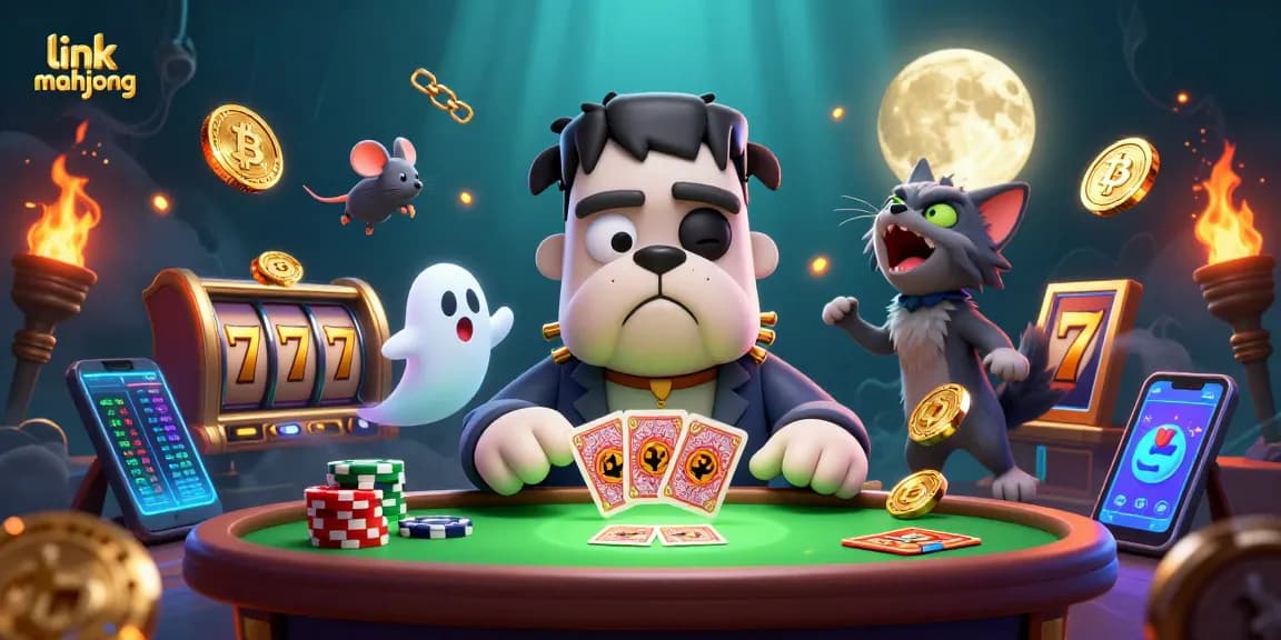 Experience thrilling wins with link mahjong featuring vibrant slot games and rich illustrations.