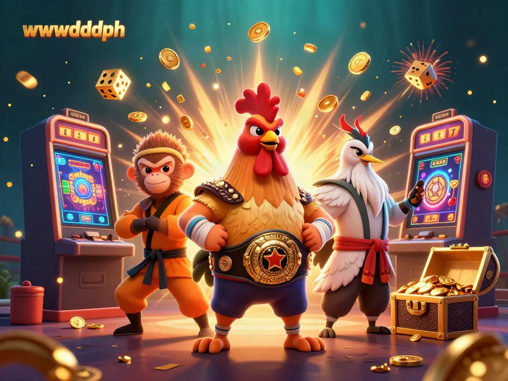 Experience thrilling jackpots at wwwdddph with vibrant 3D casino characters and explosive game elements.