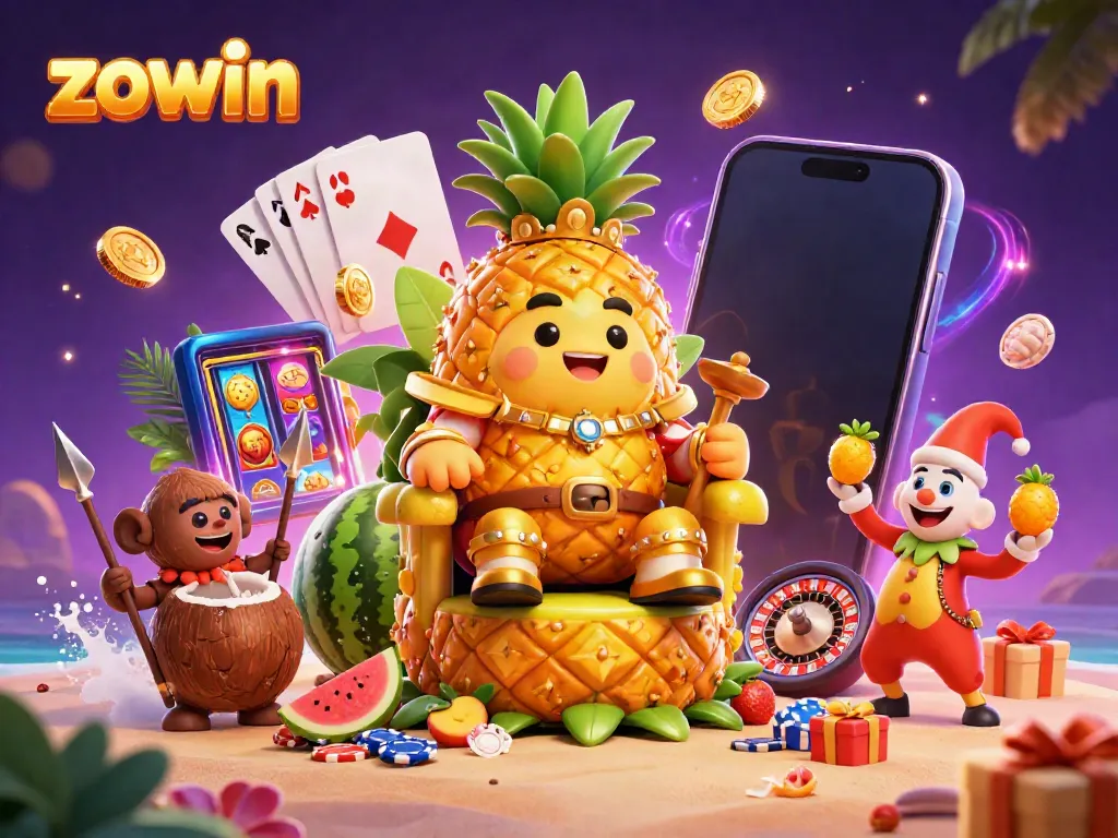 Engage with the exhilarating casino world of zowin, featuring lively characters and vibrant gaming elements.