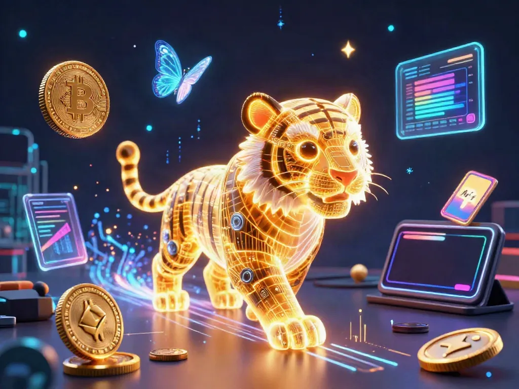 Engage with Onbet's immersive digital casino experience featuring a captivating neon tiger.