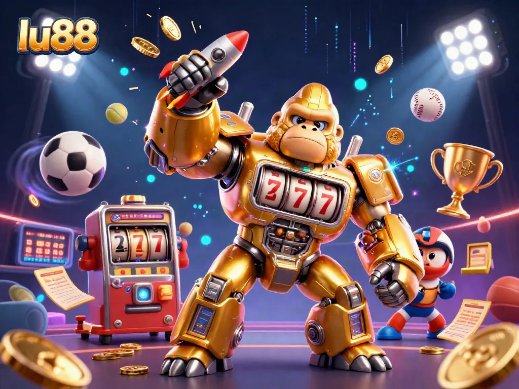 Experience thrilling wins with lu88's unique 3D casino world featuring dynamic game elements and vibrant visuals.